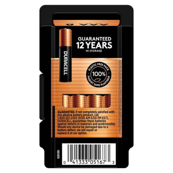 Duracell Coppertop AA Alkaline Batterien – 16 Stück, Mit Duralock Power Preserve, 12 Jahre Haltbar