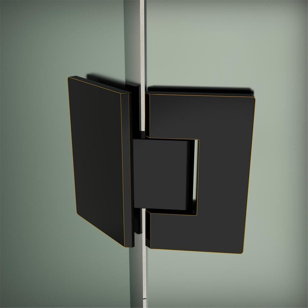 Merrick 38.5" x 72" Oil Rubbed Bronze Frameless Neo-Angle Shower Enclosure