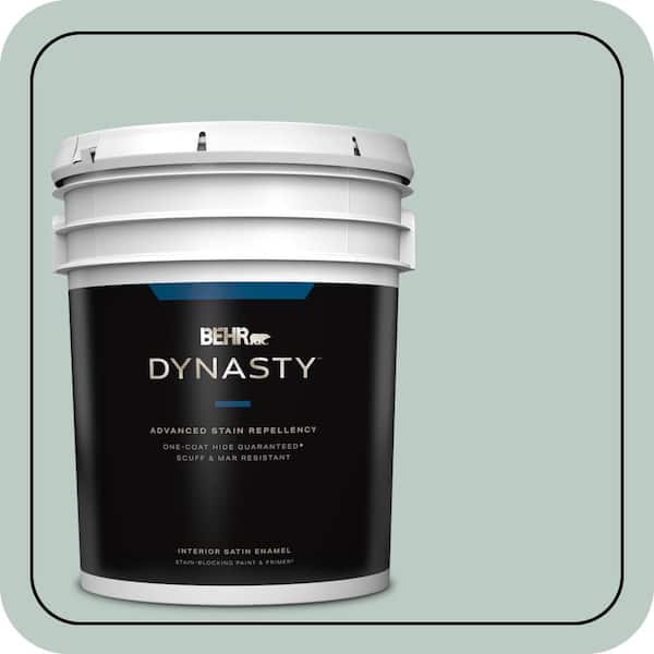 BEHR DYNASTY 5 gal. Home Decorators Collection #HDC-CL-23 Soothing Spring Satin Enamel Interior Stain-Blocking Paint & Primer