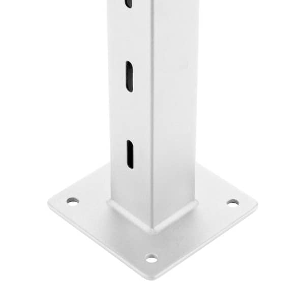 6 ft. Stair Cable Railing, 36 in. Base Mount in White