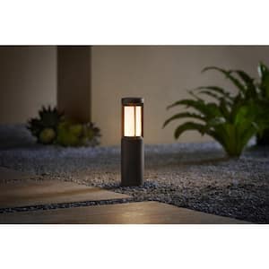 Madison 20-Watt Equivalent Low Voltage Black Hardwired Integrated LED Weather Resistant Outdoor Path Light