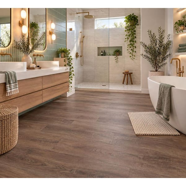 ASPEN FLOORING Burton 20 MIL x 7 in. W x 48 in. L Click Lock