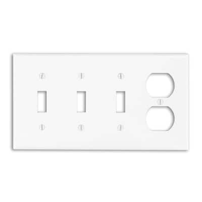 1-Gang Device Receptacle Wallplate Art Orange Red Dots Single Outlet Wall Plate/Panel Plate/Cover Light Panel Cover 