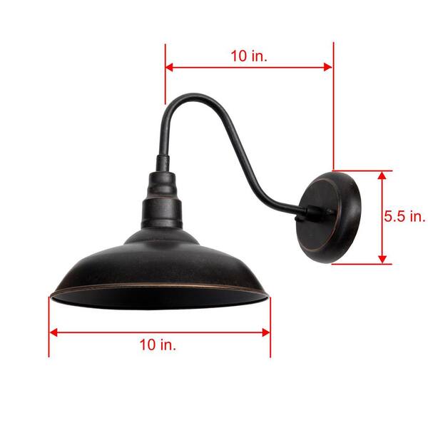 oil rubbed bronze gooseneck light