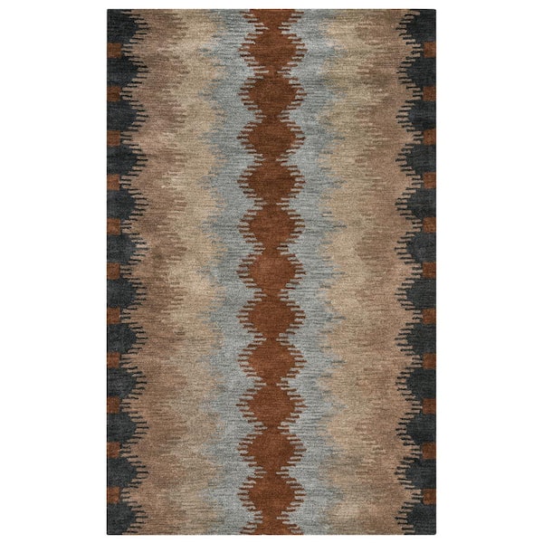 Unbranded Pueblo Multi-Colored 3 ft. x 5 ft. Native American Area Rug