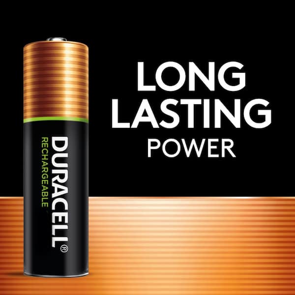Duracell AA NiMh Rechargeable AA Batteries (4-Pack) 004133366155