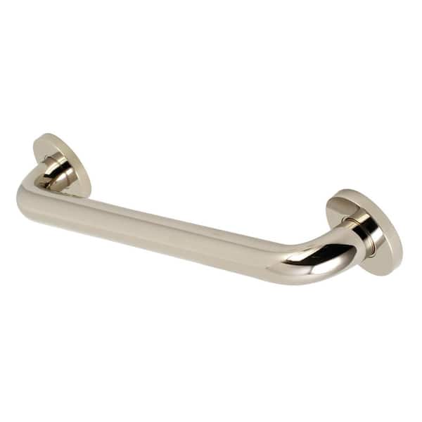 Kingston Brass Meridian 12 in. x 1-1/4 in. Grab Bar in Polished Nickel