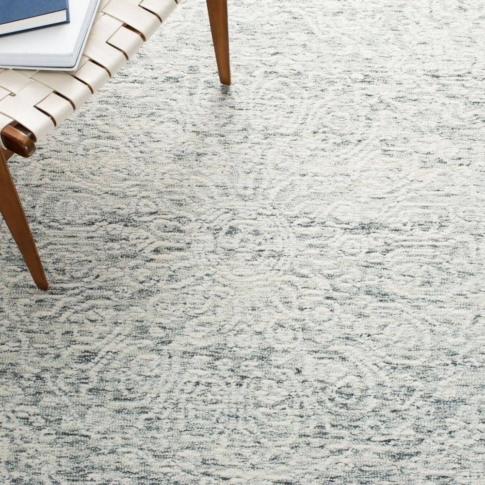 Gray 8' x 10' Handmade Tufted Wool Area Rug