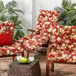 Roma Floral Outdoor Chaise Lounge Cushion
