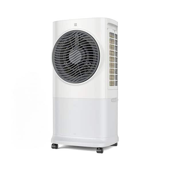 8-Hour 3-in-1 Portable Air Conditioner 8,000 BTU Cools 400 sq. ft. with Heater, Dehumidifier, Remote, WiFi in White