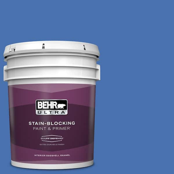 BEHR ULTRA 5 gal. Home Decorators Collection #HDC-SM16-07 Croquet Blue Extra Durable Eggshell Enamel Interior Paint & Primer