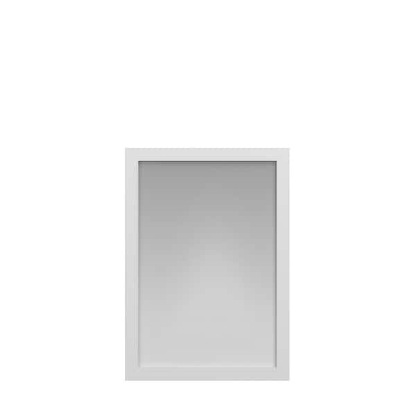 Kunal Kitchens Damascus Raised 30 in. W x 34 in. H x 1.5 in. D in French Vanilla Plywood Assembled Bath Base Cabinet