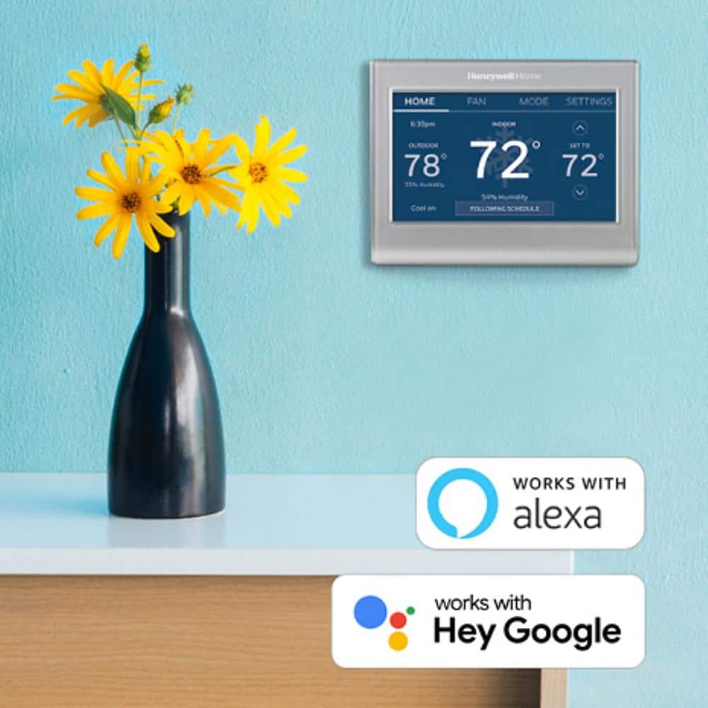 Honeywell Silver Wi-Fi Smart Color Programmable Thermostat