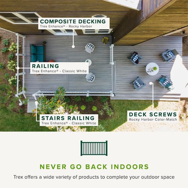 Trex 4-in x 4-in Deck Lighting Charcoal Black Wired LED Composite Deck Post Cap