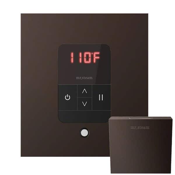 Mr. Steam iTempo Square Steam Shower Control in Oil Rubbed Bronze