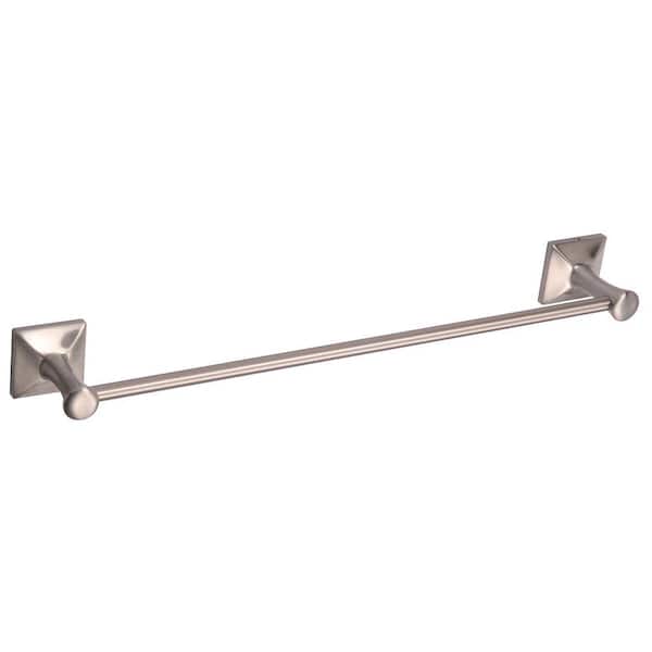 Ultra Faucets Transitional Style 18 in. Towel Bar in Brushed Nickel