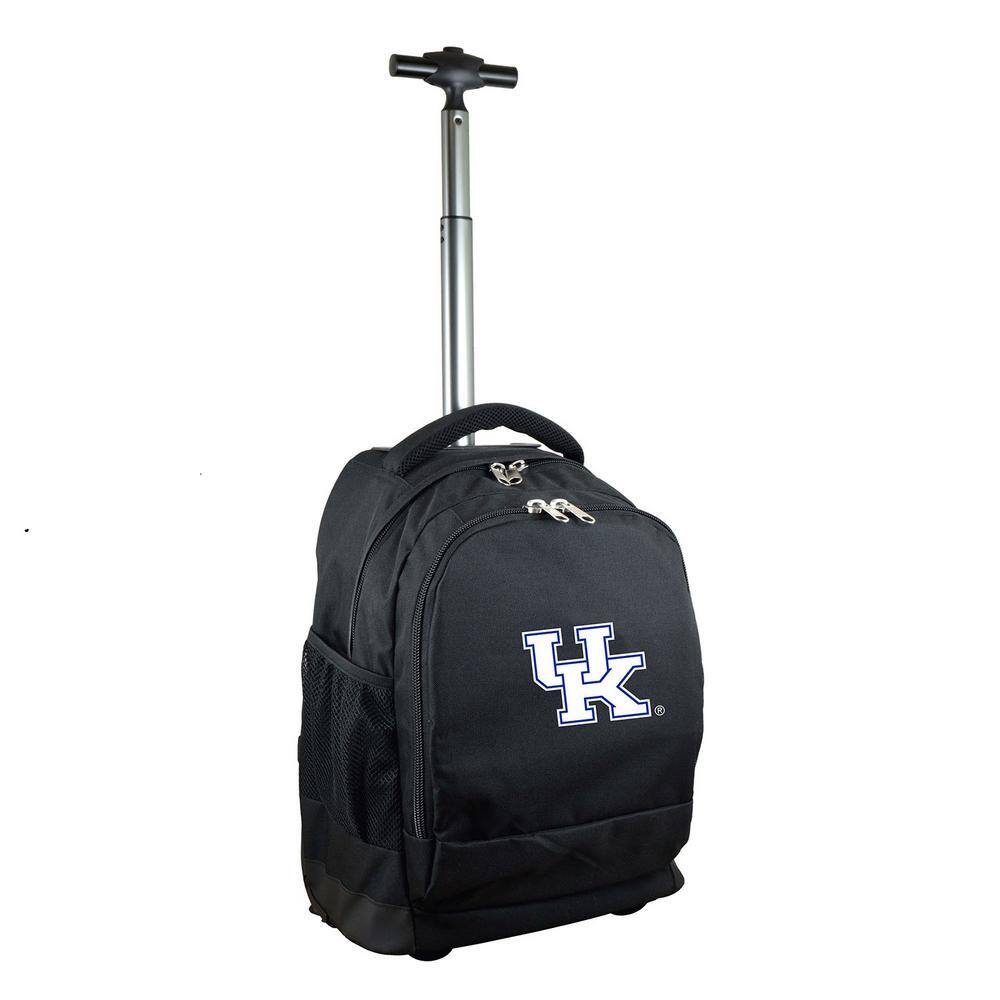 Denco NCAA Kentucky 19 in. Black Wheeled Premium Backpack