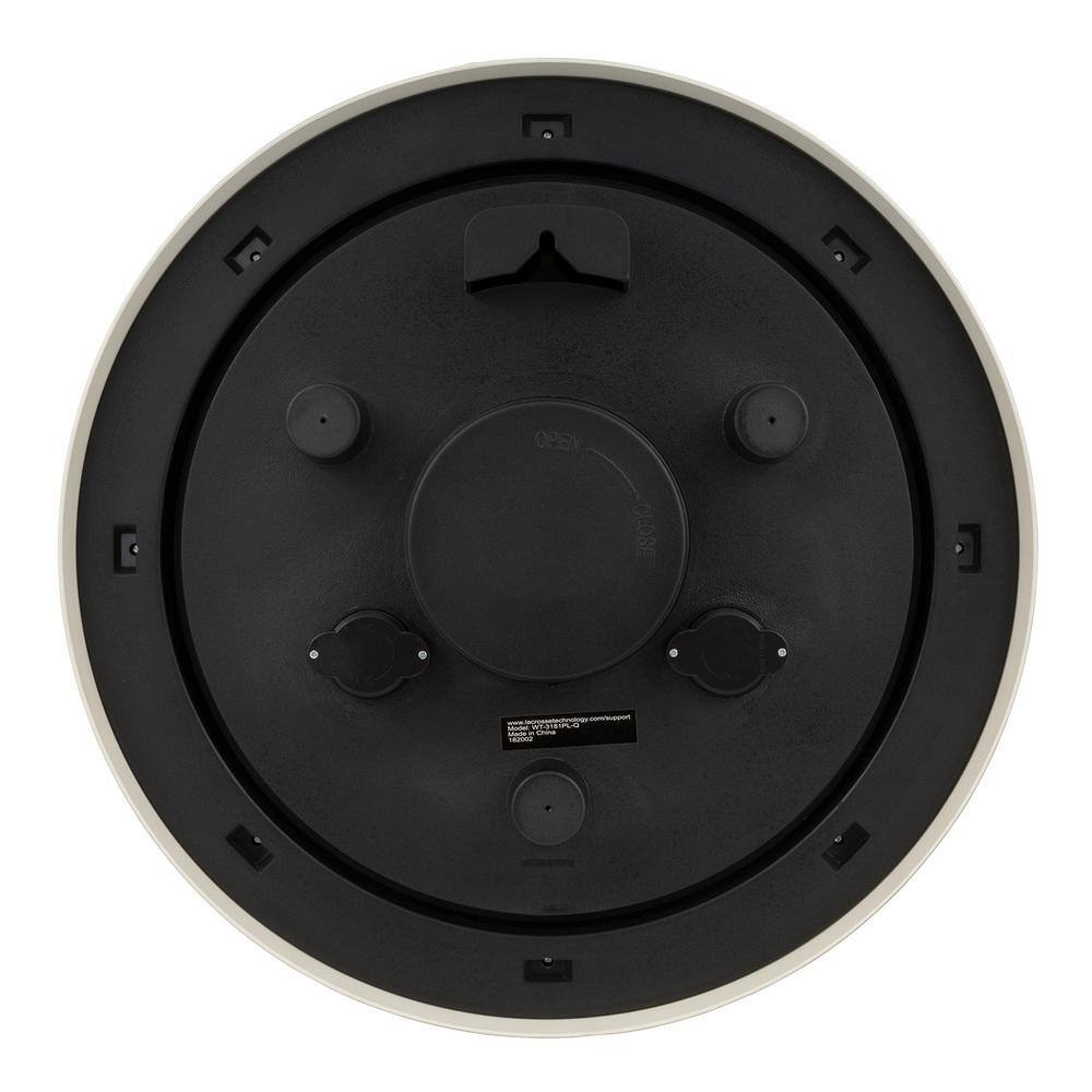 18" Pewter Round Quartz Indoor/Outdoor Wall Clock