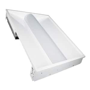 2 ft x 4ft, 6,000 lumens, Integrated LED Troffer Light - CCT and Wattage Selectable (3500K/4100K/5000K)