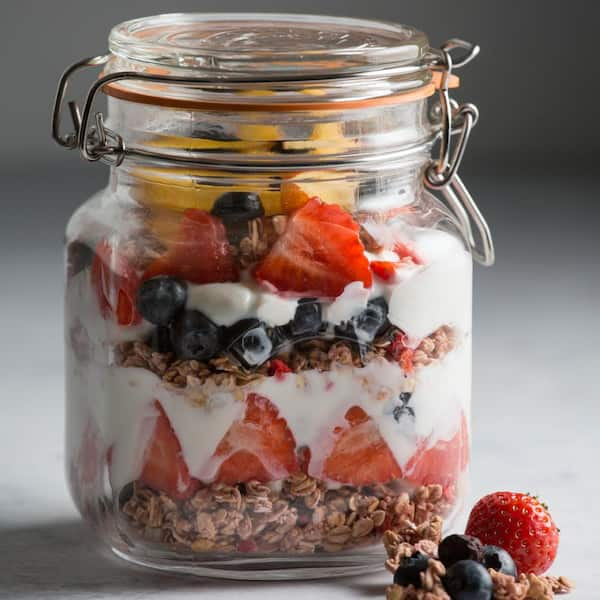 Round Clip Top Jar Set of 6 (12oz), Kilner