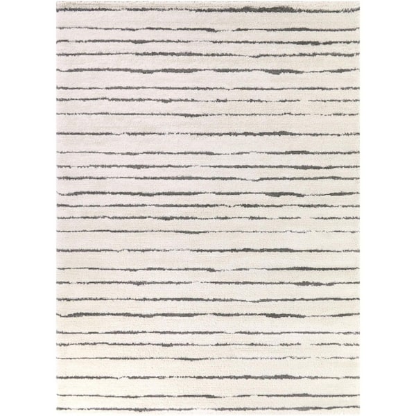 Bishop Cream/Grey 5 ft. x 7 ft. Area Rug