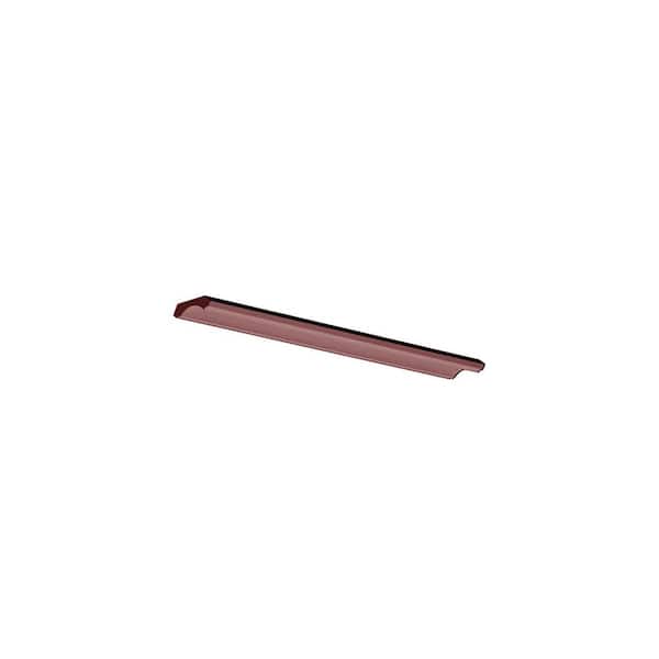 Charlotte Raised 96 in. W x 2.28 in. H x 3 in. D in Bordeaux Cove Crown Molding in Assembled Wall