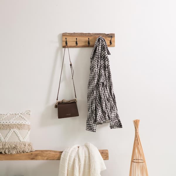 Shelf With Hooks Towel Rack Kitchen Decor Wooden Peg Rail Wooden Peg Rack  Coat Rack Entryway Decor Minimalist Shaker Peg 