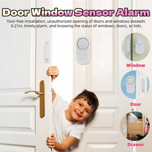 phyfalip Home Security Wireless Indoor Door/Window Magnetic phyfalip Home Security Wireless Indoor Door/Window Magnetic