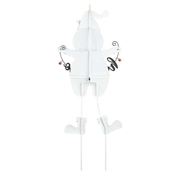 Glitzhome 36 in. H Metal Santa HOHOHO Christmas Yard Decor Yard