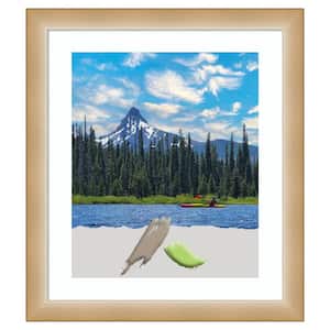 Eva Ombre Gold Narrow Picture Frame Opening Size 20 x 24 in. (Matted To 16 x 20 in.)