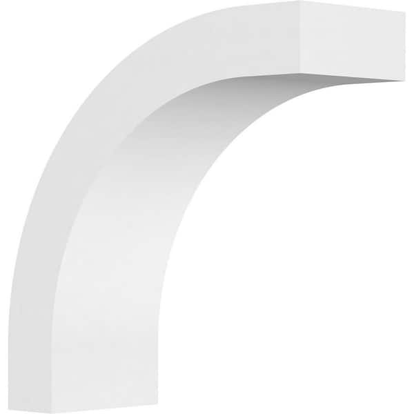 Ekena Millwork 5"W x 14"D x 14"H Standard Heritage Architectural Grade PVC Knee Brace