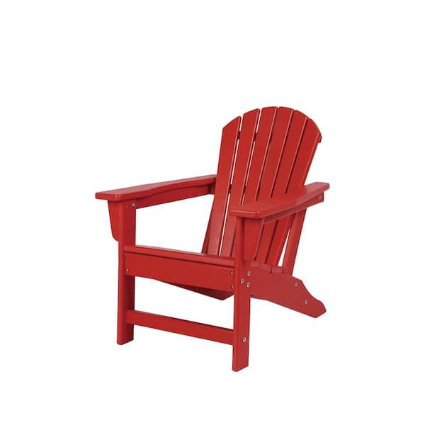 NewTechWood Child Adirondack Chair in Ruby Red