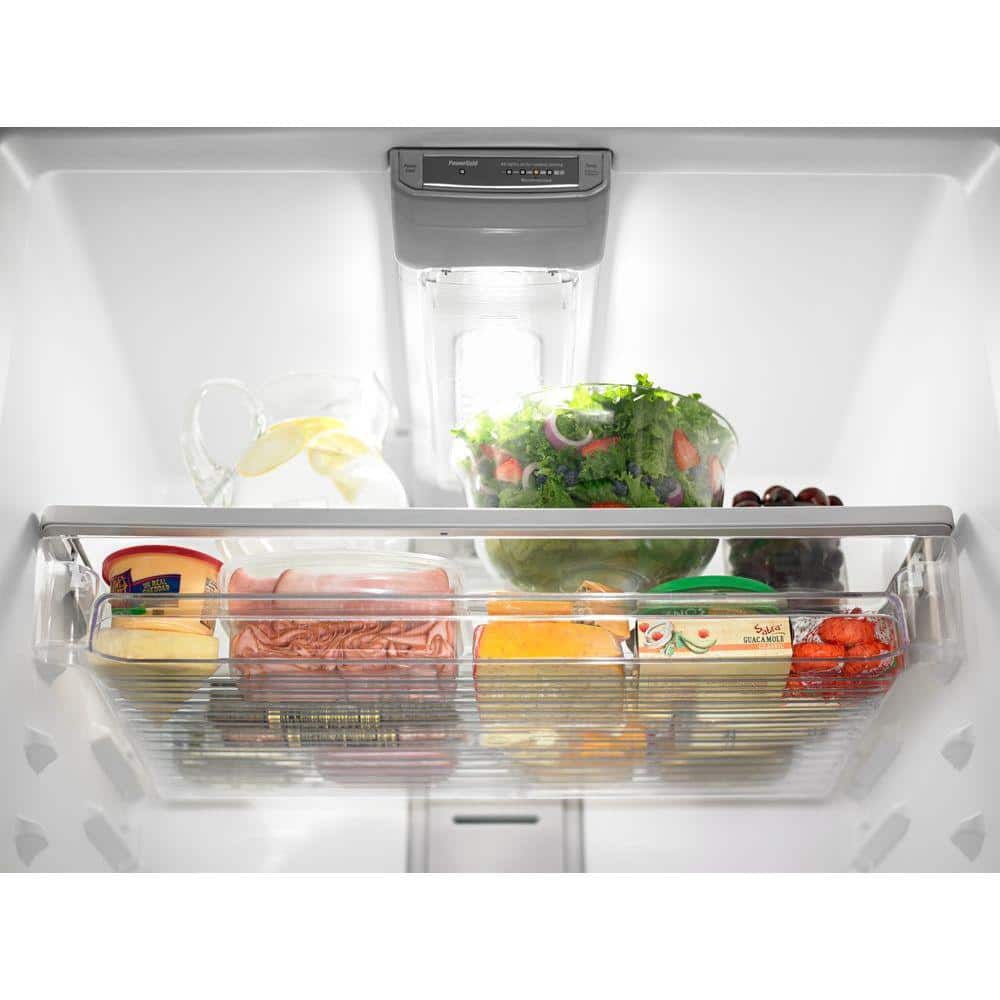 Stainless Steel 21.2 Cu. Ft. Top-Freezer Refrigerator with Ice Maker