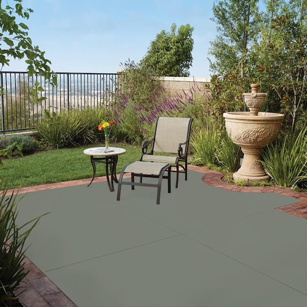 1 gal. #PFC-43 Peaceful Glade Solid Color Flat Interior/Exterior Concrete Stain