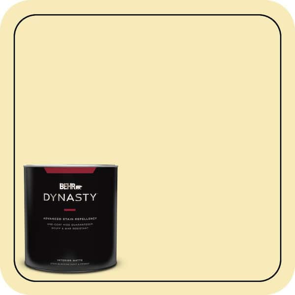 BEHR DYNASTY 1 qt. #P320-2 Lantern Light Matte Interior Stain-Blocking Paint & Primer