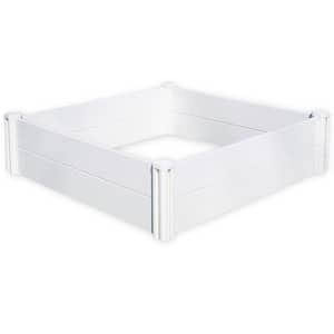48.25 in. x 48.25 in. x 13.25 in. Outdoor Plastic HDPE Planter Square Box