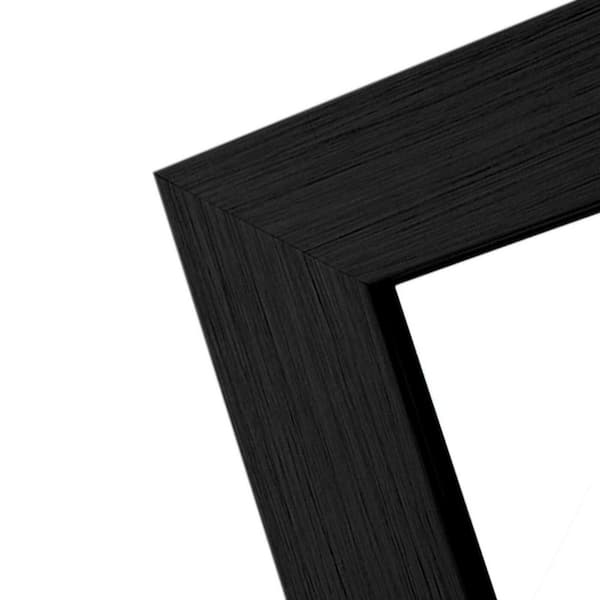 Roomattic Signature Black Rectangular Bone Inlay Mirror Frame