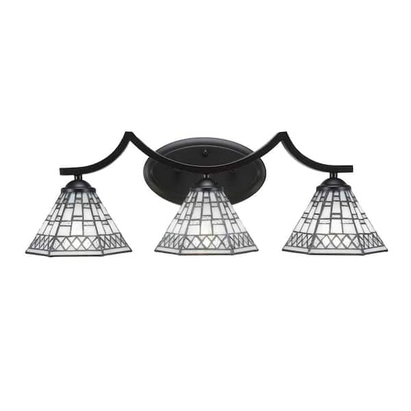 Unbranded Cleveland 8.5 in. 1-Light Matte Black Vanity Light