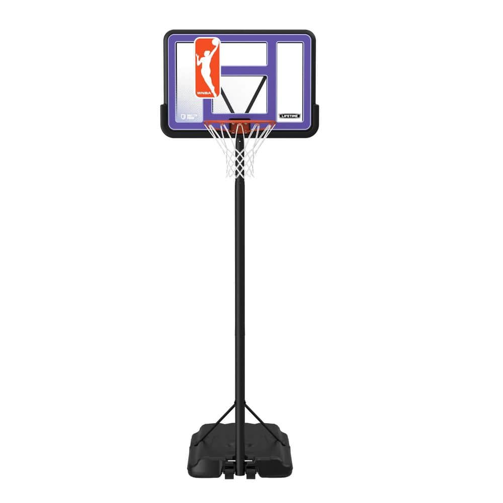 "WNBA Hype Logo 44"" Portable Basketball Hoop with Wheels-7.5 to 10 Ft Adjustable Height" price history on PriceWatchPro