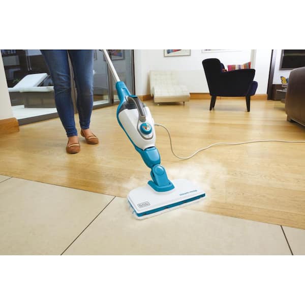 BLACK+DECKER 5-in-1 Steam Mop and Portable Steamer with Squeegee