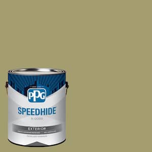 1 gal. PPG1114-5 Pea Soup Satin Exterior Paint