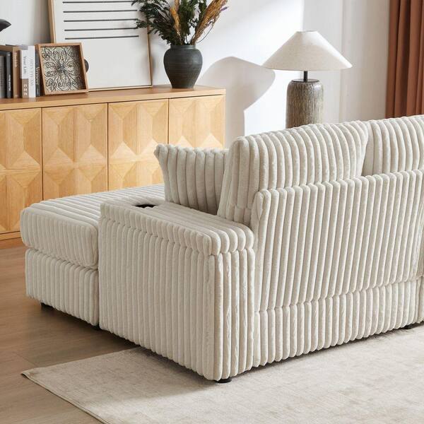 Z-joyee 62.6 in. Square Arm Velvet Mid-Century Modern Straight