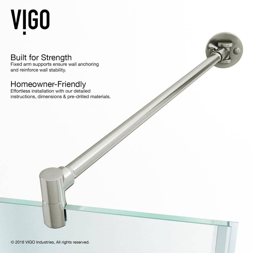 Gemini 47" Frameless Neo-Angle Shower Enclosure with Clear Glass