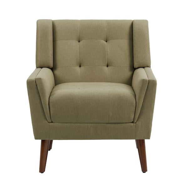 Modern Mocha Linen Accent Arm Chair (Set of 1)