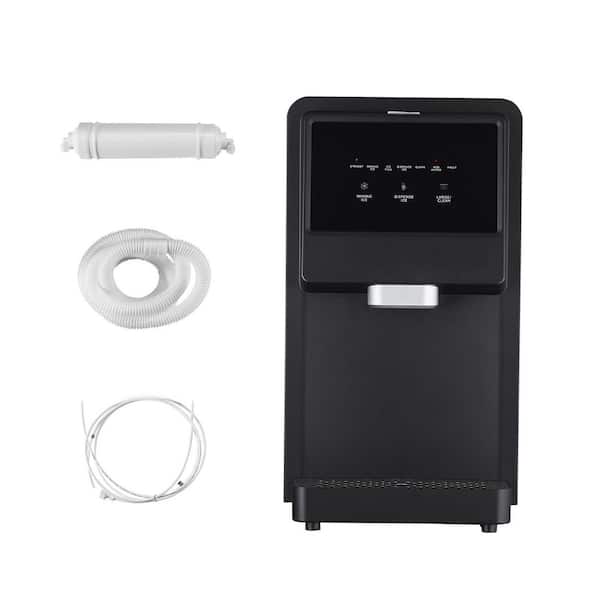SKYSHALO Countertop Ice Maker, 62 lbs. 12.2 in. W, Auto Self-Cleaning Portable Ice Maker with Water Filling Pipe, Water Filter