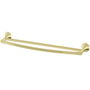 Rhen 24 in. Double Towel Bar in Brushed Gold
