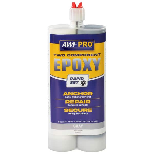 AWF PRO Rapid Set 20 fl. oz. Epoxy Paste 1 x 600 mL Dual Cartridge