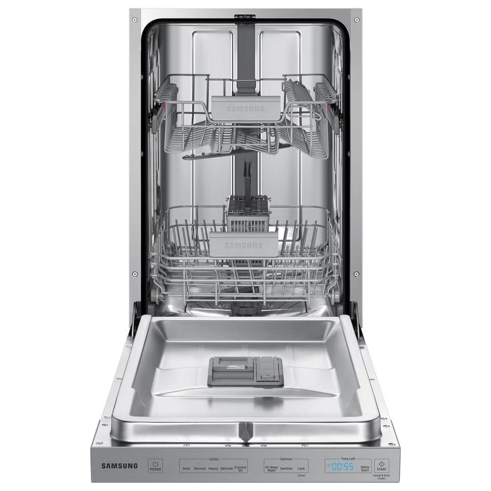 18-inch Stainless Steel Top Control Built-in Dishwasher