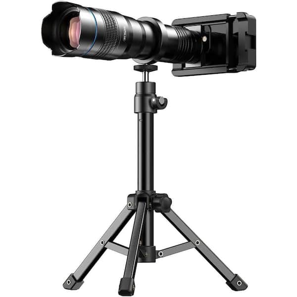 36X HD Telephoto Mobile Lens with Tripod for iPhone Samsung Smartphones 4K Clarity Wildlife Watching