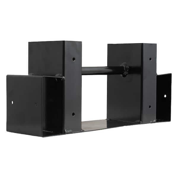 Sunnydaze Lightweight Steel 13 in. W Adjustable Firewood Log Rack Brackets (Set of 2)